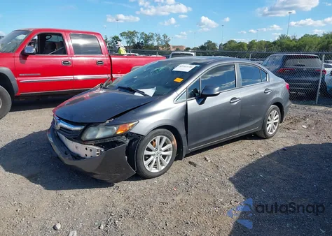 2012 Honda Civic Ex-L from USA, damaged, VIN 19XFB2F90CE317407
